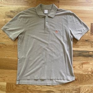 Brooks Brothers Short-Sleeve Pique Polo Tan Brown